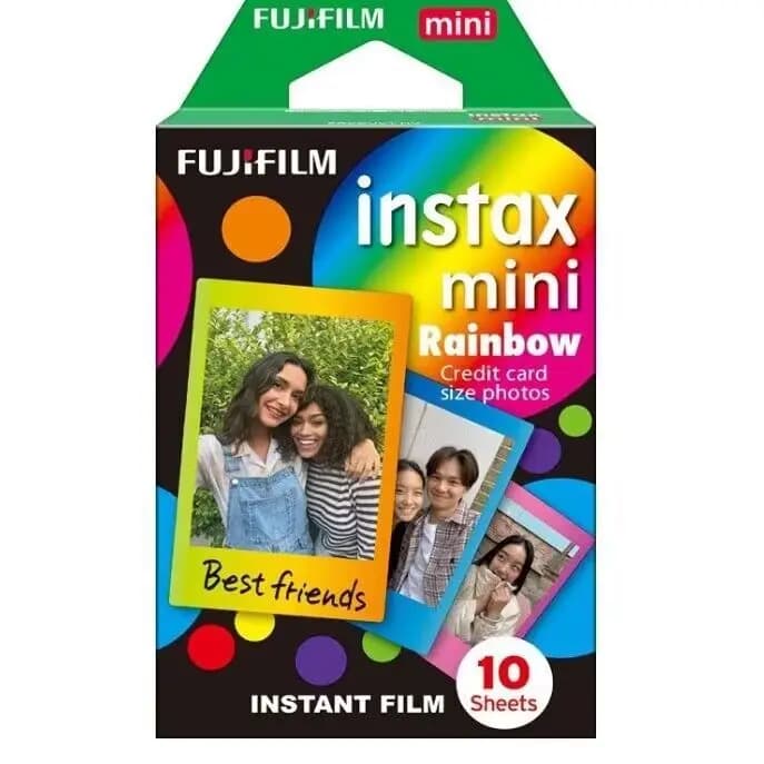 10 Sheets Fujifilm Instax Mini Film For Fuji Instant Camera Mini 12 LiPlay 11 9 8 7s 90 LINK Edge Color Instax Film Photo Paper - 2