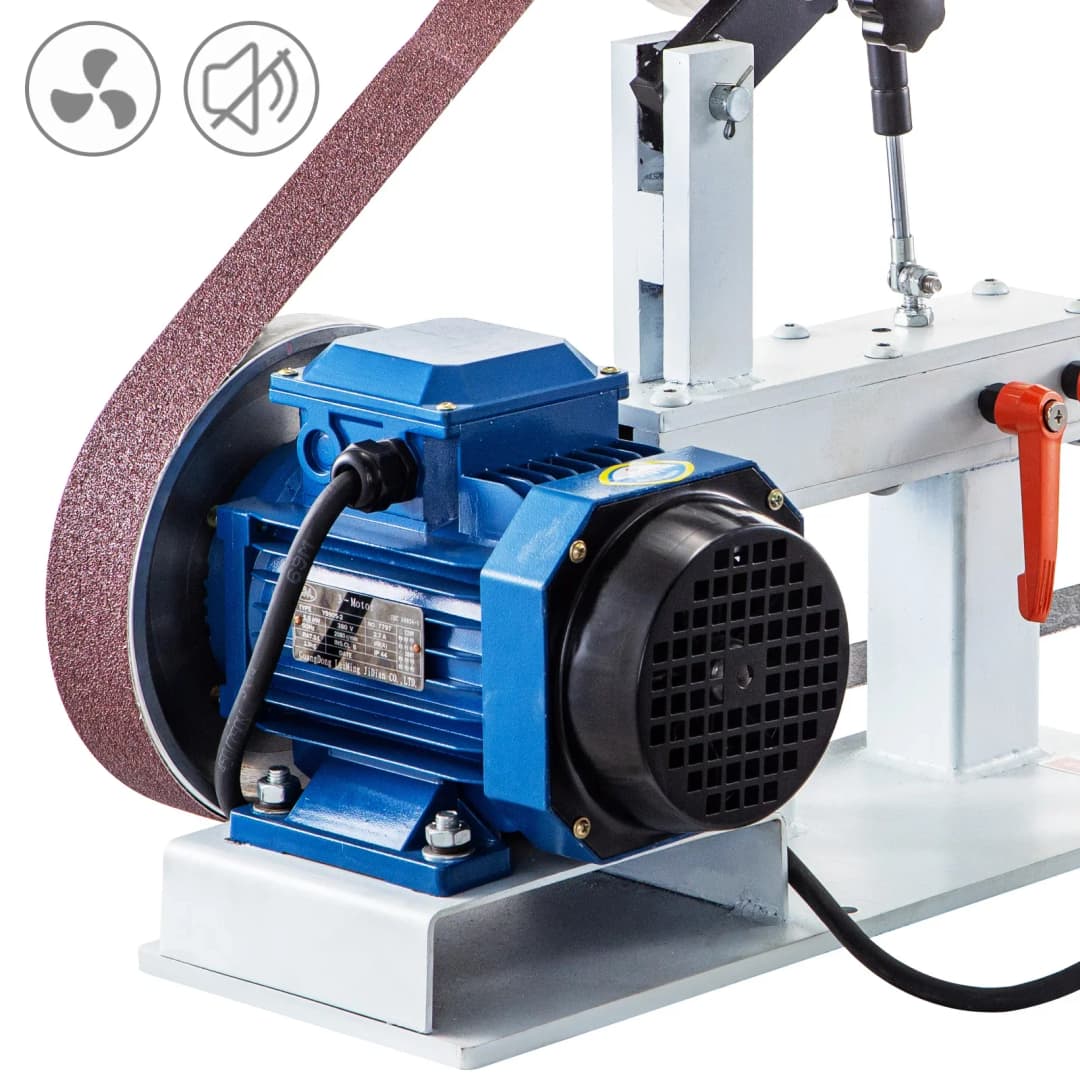 VEVOR 1.5KW Belt Grinder Variable Speed 2 X 82 inch  with 3 Grinding Wheel Electric Belt Sander For Knife Making - 4