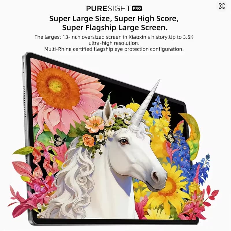 جهاز لوحي Lenovo Xiaoxin Pad Pro GT 13 بمعالج Snapdragon 8 Elite، شاشة LCD مقاس 13 بوصة بدقة 3.5K ومعدل تحديث 144 هرتز، بطارية 12000 مللي أمبير، سعة 128 جيجا بايت، يعمل بنظام Android، طراز TB378FC - 4