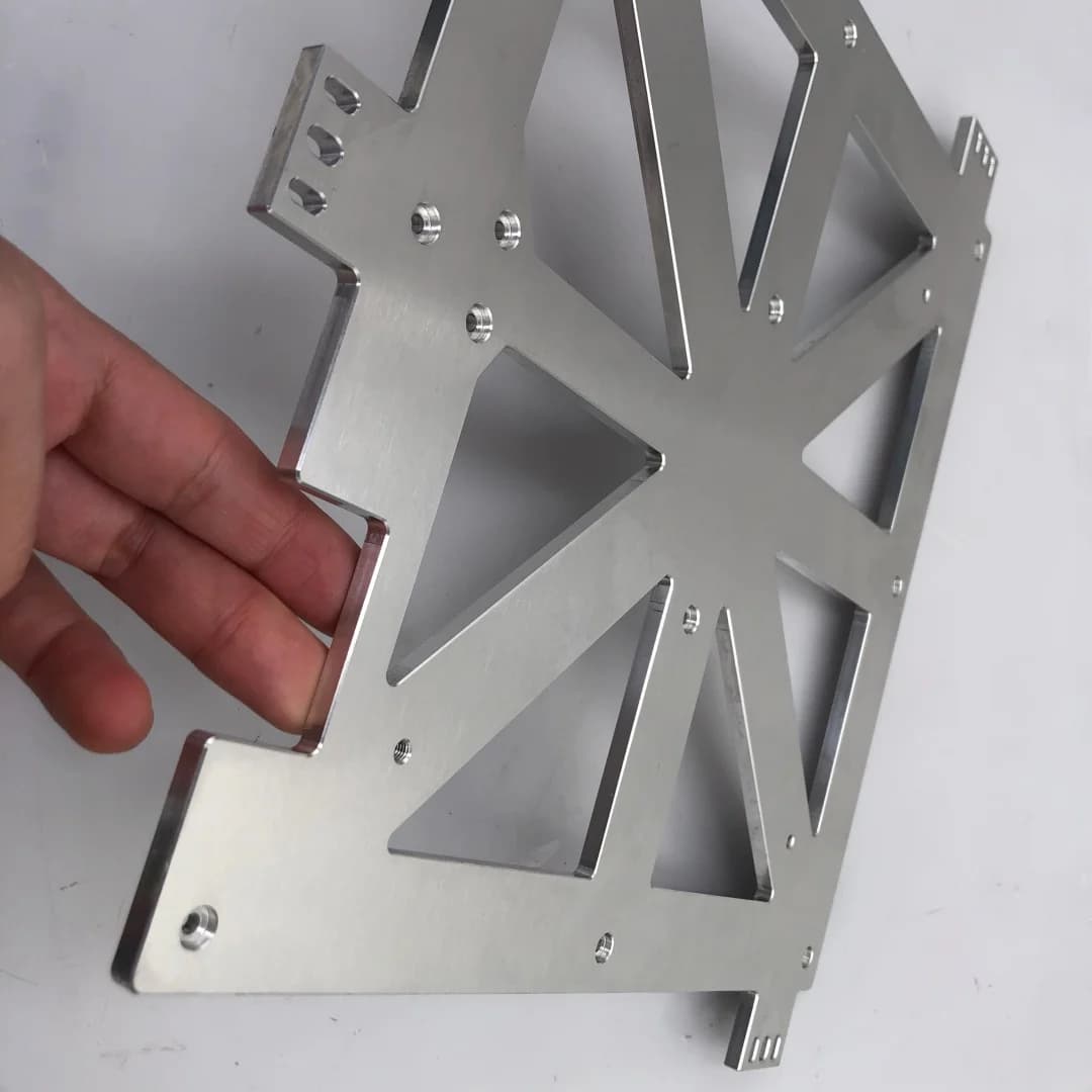 Funssor Anycubic Kobra S1/ S1C 3D Printer 5mm Aluminum Alloy CNC Bed Carriage For Anycubic Kobra S1 Bed Carrier Upgrade - 2