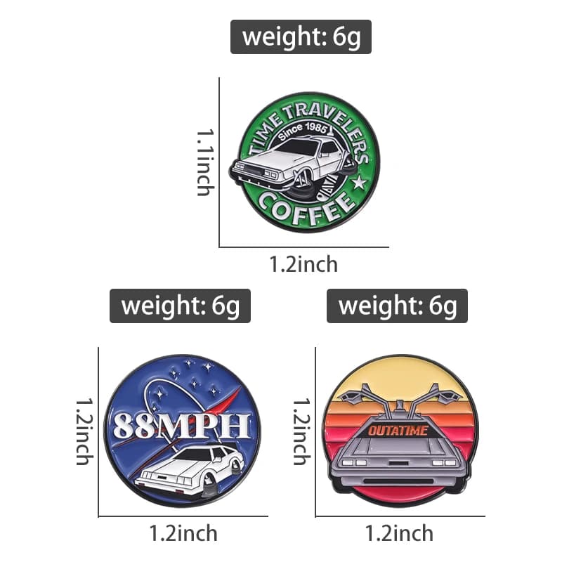 Cartoon Car Enamel Pin Custom Brooch Lapel Badge Metal Clothes Accessories Wholesale Backpack Jewelry Gift for Friends - 4