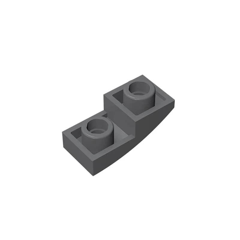 MOC 10 قطع 24201 1x2 منحني مقلوب بناء كتل عدة الطوب المنحدر الجسيم التعليمية ديي اللعب أطفال عيد ميلاد طفل هدايا - 5