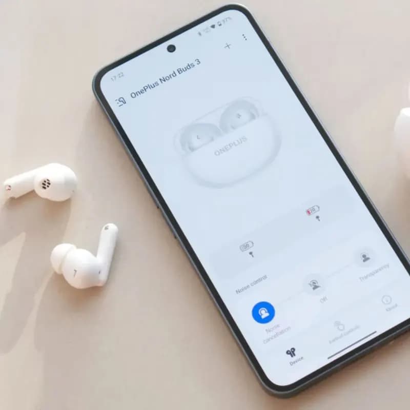 سماعة بلوتوث أصلية OnePlus Nord Buds 3 مع إلغاء الضوضاء النشط 32dB وعمر بطارية 43 ساعة وتقنية BassWave 2.0 واقتران سريع من Google - 5