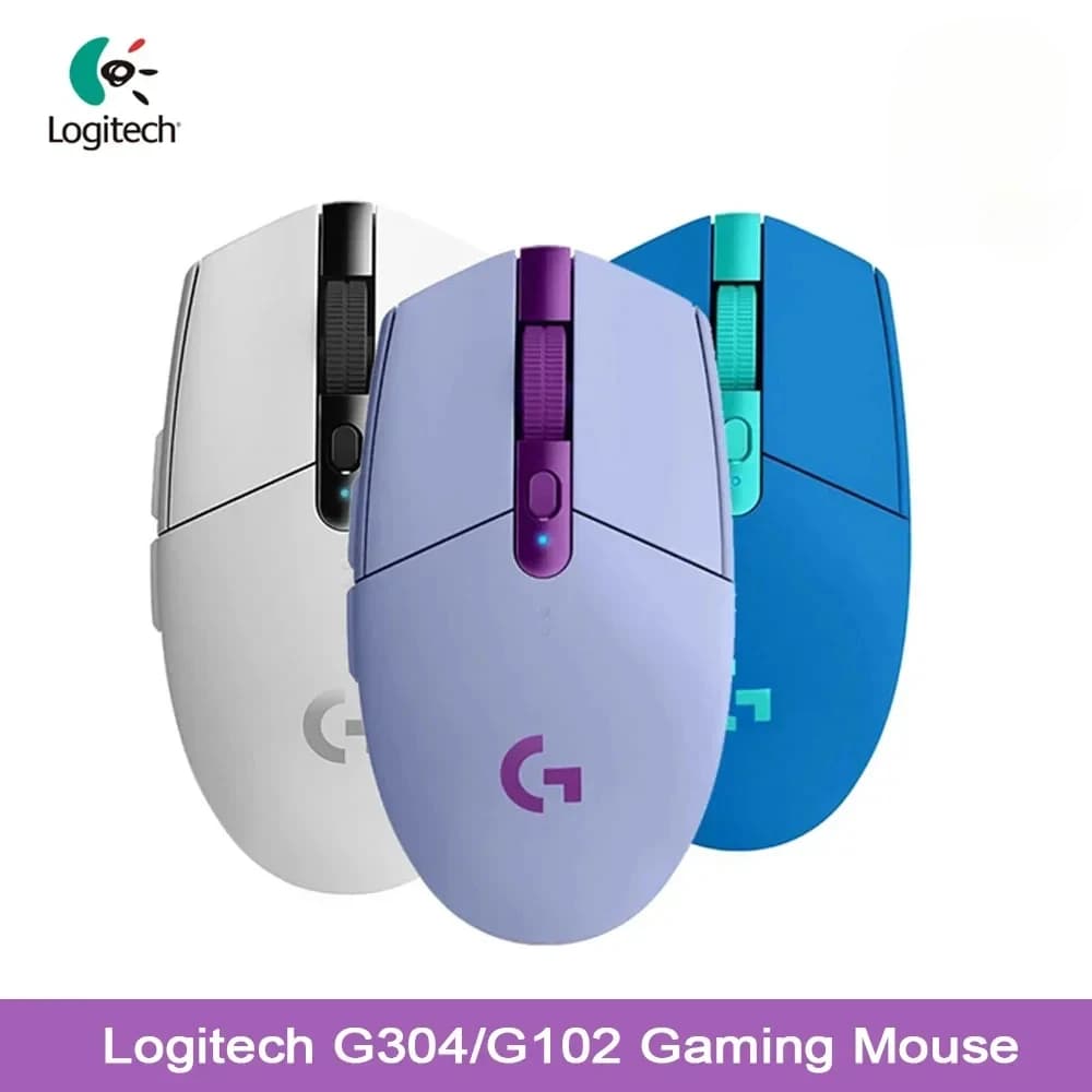 ماوس Logitech G304 Lightspeed لاسلكي للألعاب، 6 أزرار قابلة للبرمجة، 12000DPI، بطارية، USB، إضاءة RGB، أصلي - 2