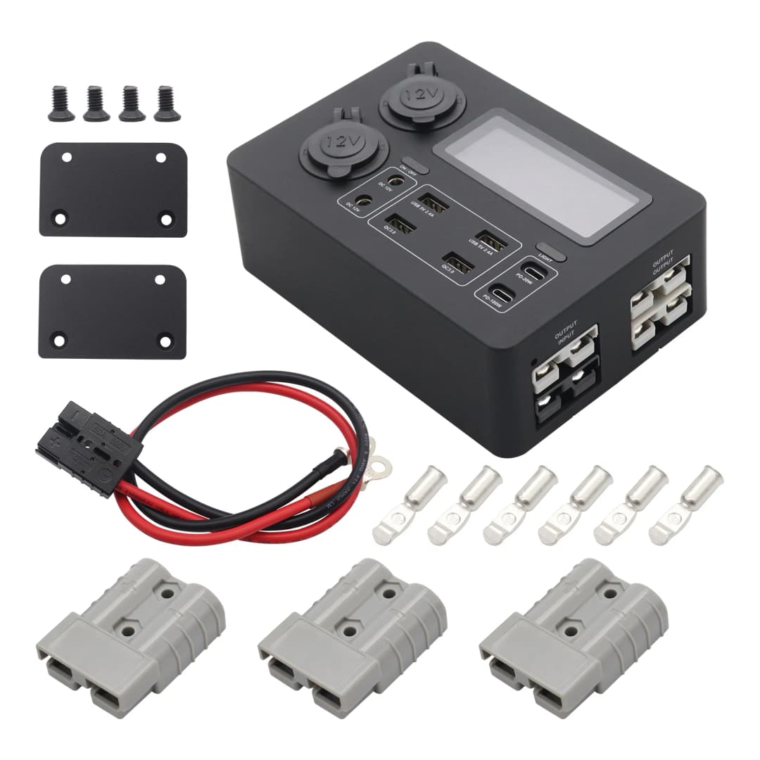 Mini Power Box Power Socket Box Socket Box Portable Control Hub For RVs SUVs Boats Yachts Cars - 6