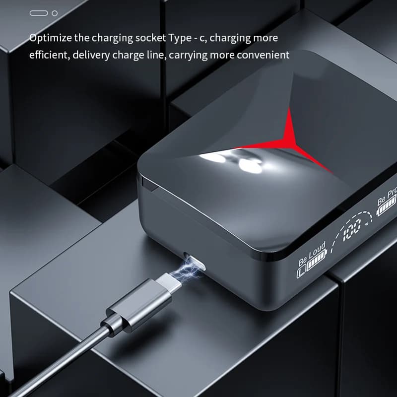TWS M90 ، سماعات أذن لاسلكية للألعاب ، بلوتوث ، سماعات أذن رياضية مع ميكروفون ، سماعة رأس لاسلكية للآيفون ، شاومي ، أصلية - 6