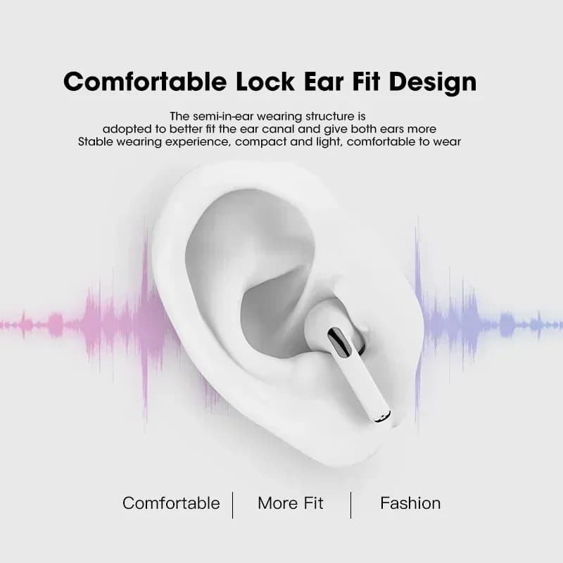 New Mini In-Ear Wireless Earphones Bluetooth 5.3 Sports Headphones HD Call HiFi Headset Earbuds With Mic - 2