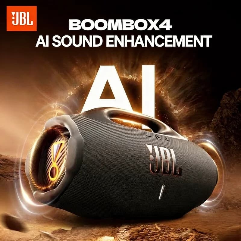 سماعة JBL Boombox 4 أصلية لاسلكية مقاومة للماء والغبار IP68 صوت معزز بالذكاء الاصطناعي بطارية 34 ساعة بلوتوث 5.4 Auracast خارجية رائجة - 6