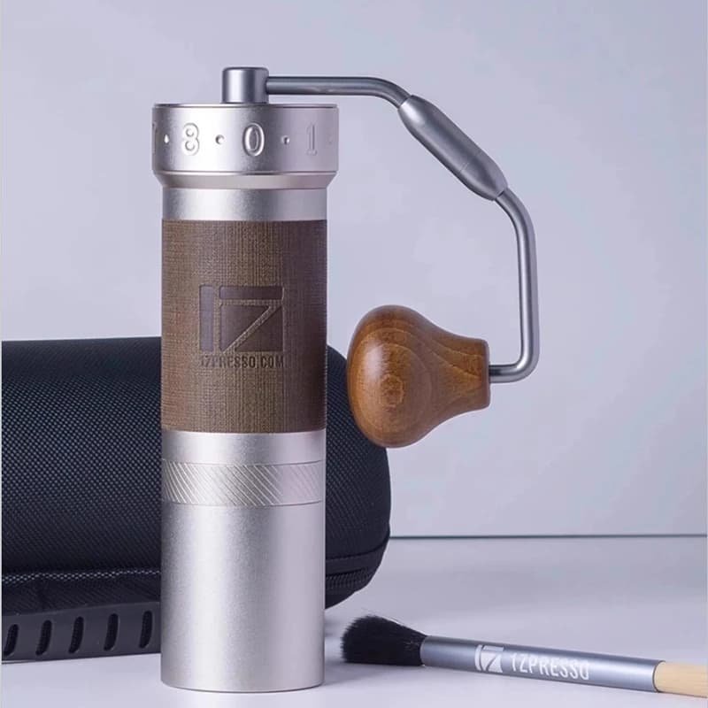 مطحنة قهوة يدوية خاصة 1Zpresso ZP6 S، شفرات 48 مم، آلية ضبط دقيقة، مصممة خصيصًا للصب فوق - 2