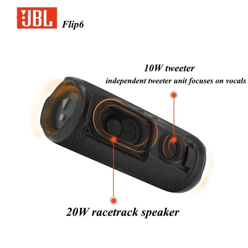 JBL Flip 6 Official Authentic Kaleidoscope Subwoofer Portable Bluetooth Speaker IP67 Waterproof For Family Gathering Beach Party - 3