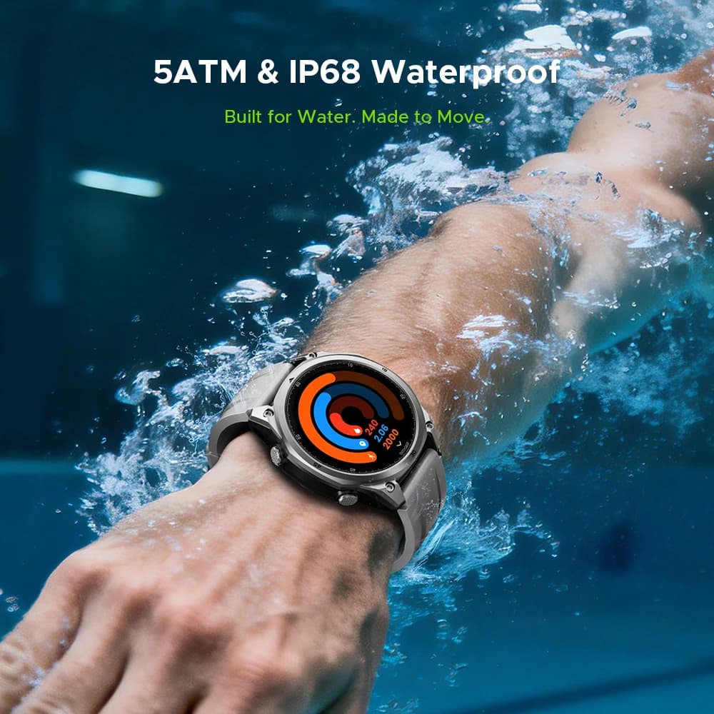 DOOGEE ANYWISE W1 Lite Smart Watch 5ATM Waterproof 1.43'' Screen 178 Sports Modes 24 Hours Health Monitoring Reminder Function - 6