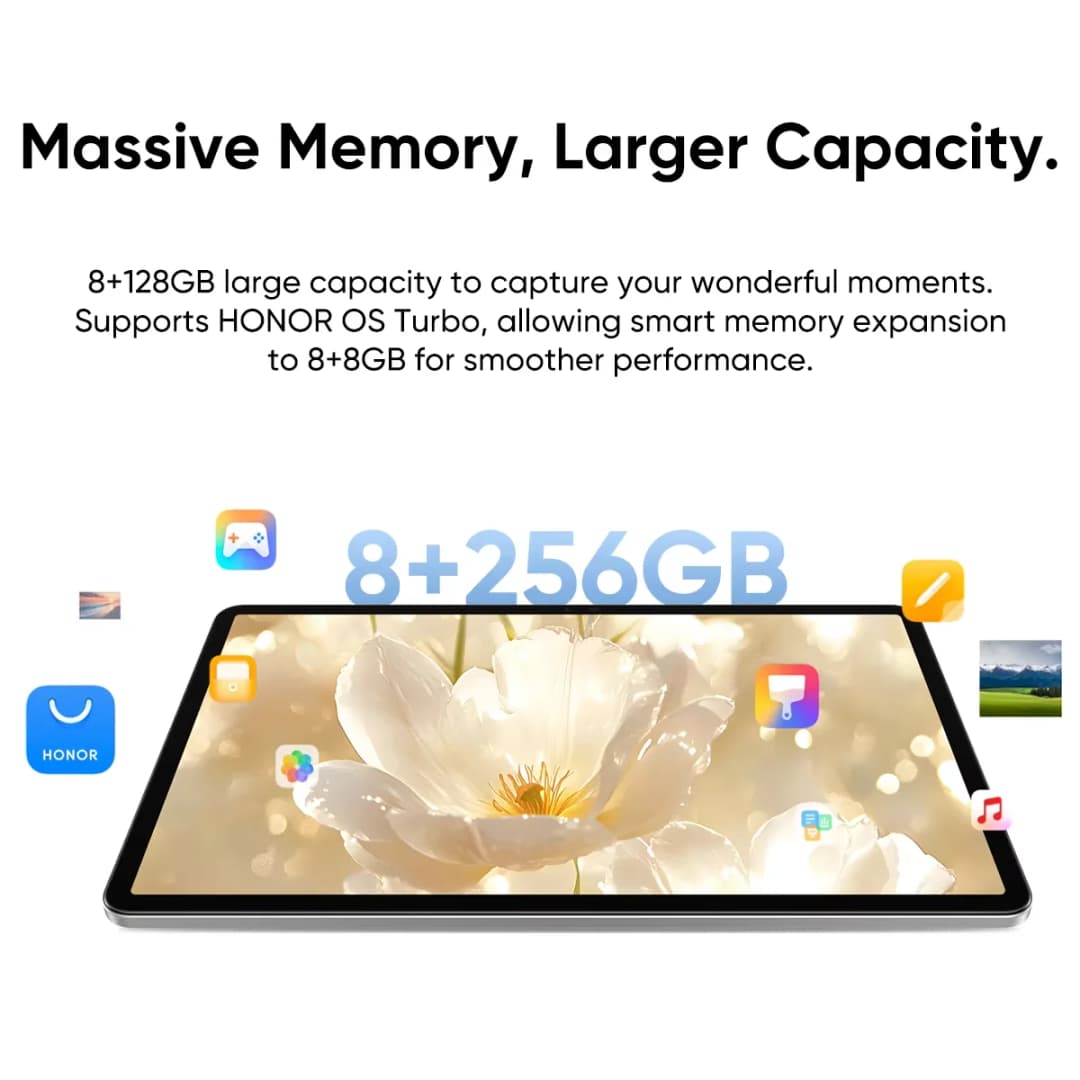 جهاز هونر باد X9a الإصدار العالمي، شاشة 11.5 بوصة بدقة 2.5K، معالج سنابدراجون 685، هيكل معدني رقيق، يدعم WiFi/LTE، بطارية 8300 مللي أمبير، شحن سريع 35 واط - 5