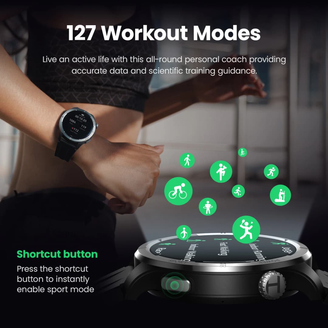 HAYLOU Solar Neo Smart Watch 1.53'' HD Display Bluetooth Call 24H Health Monitoring Smartwatchs Men Women Smart Sport Watchs - 5