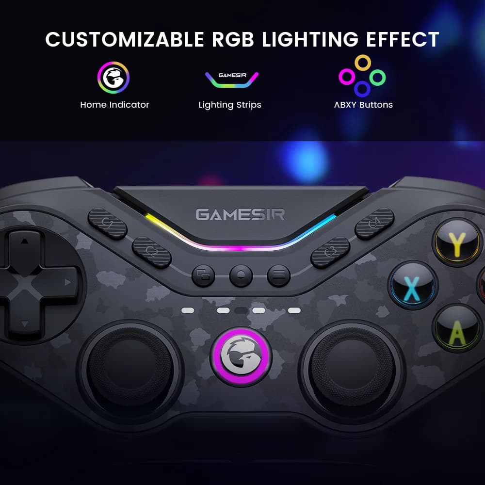 وحدة تحكم GameSir Tarantula Pro Switch 2 اللاسلكية مع 9 أزرار قابلة للبرمجة وجيروسكوب 6 محاور وزناد بتأثير Hall وNFC - 5