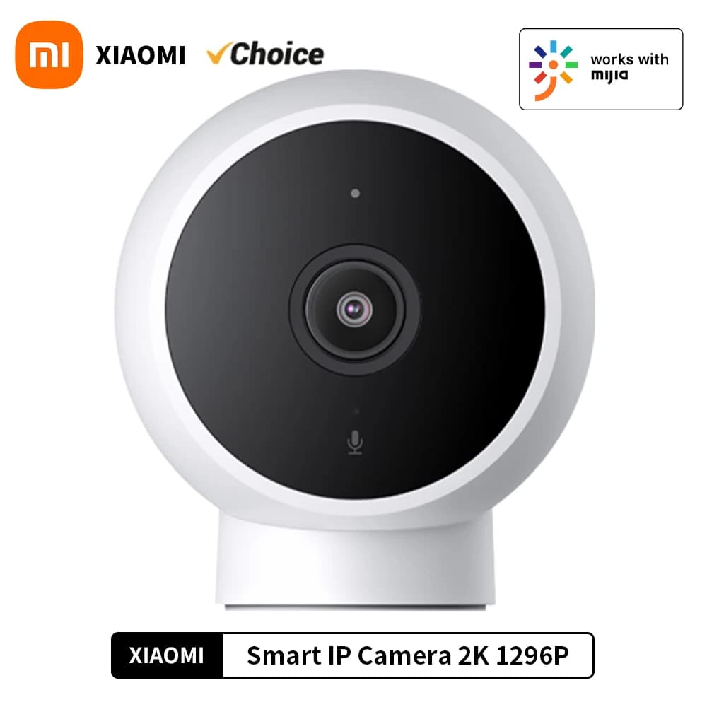 كاميرا XIAOMI الذكية IP الإصدار القياسي 2K HD برؤية ليلية بالأشعة تحت الحمراء CCTV إنتركوم صوتي إنذار AI قاعدة مغناطيسية كاميرا واي فاي منزلية