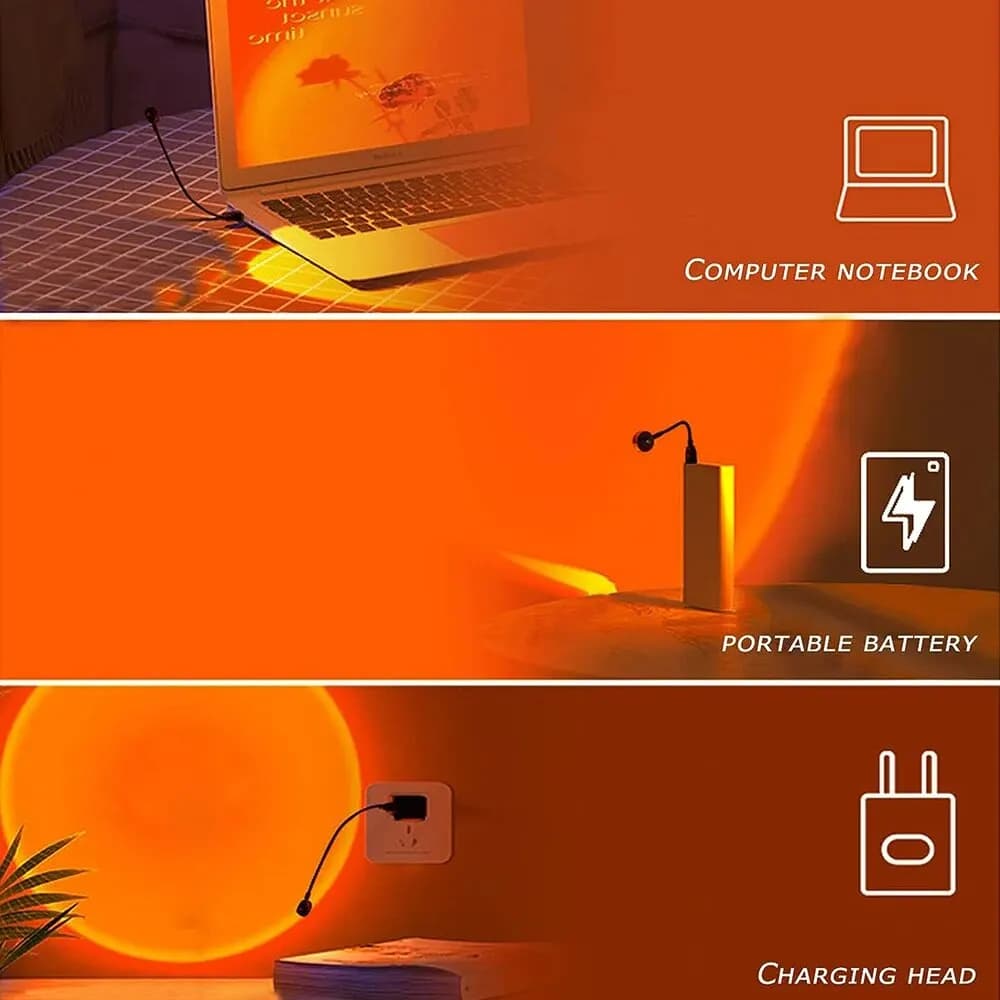 USB Sunset Sunset Ambiance Light - 5