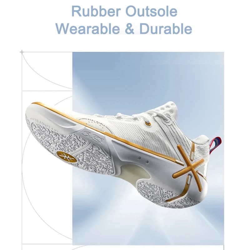 أحذية كرة السلة لي نينغ للرجال WADE SHADOW 6V2 في الملعب أحذية رياضية قابلة للارتداء BOOM Cushion أحذية رياضية داعمة مستقرة ABPV021 - 5