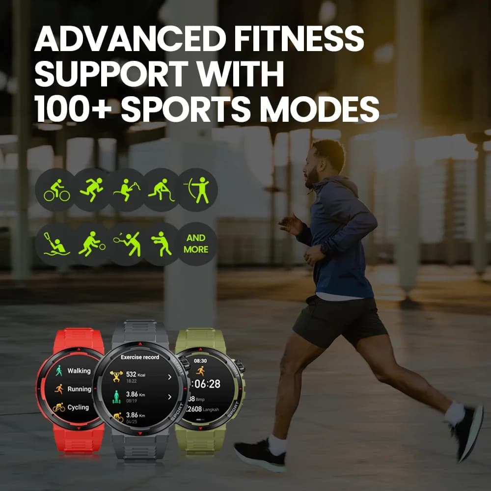 New Zeblaze Ares 3 Plus 1.43'' HD AMOLED Display Voice Calling Smartwatch New 3D Interactive Health&Fitness Tracking Smart Watch - 6