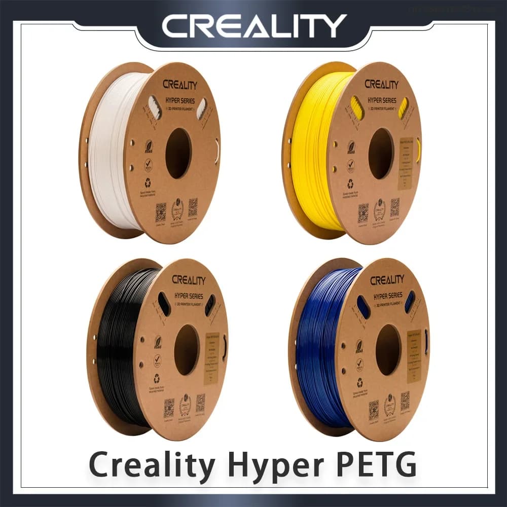 خيط PETG عالي السرعة الأصلي من CREALITY، 1.75mm، 1KG، سلسلة Hyper، خيوط ثلاثية الأبعاد لـ K1/Ender-5 طابعة ثلاثية الأبعاد