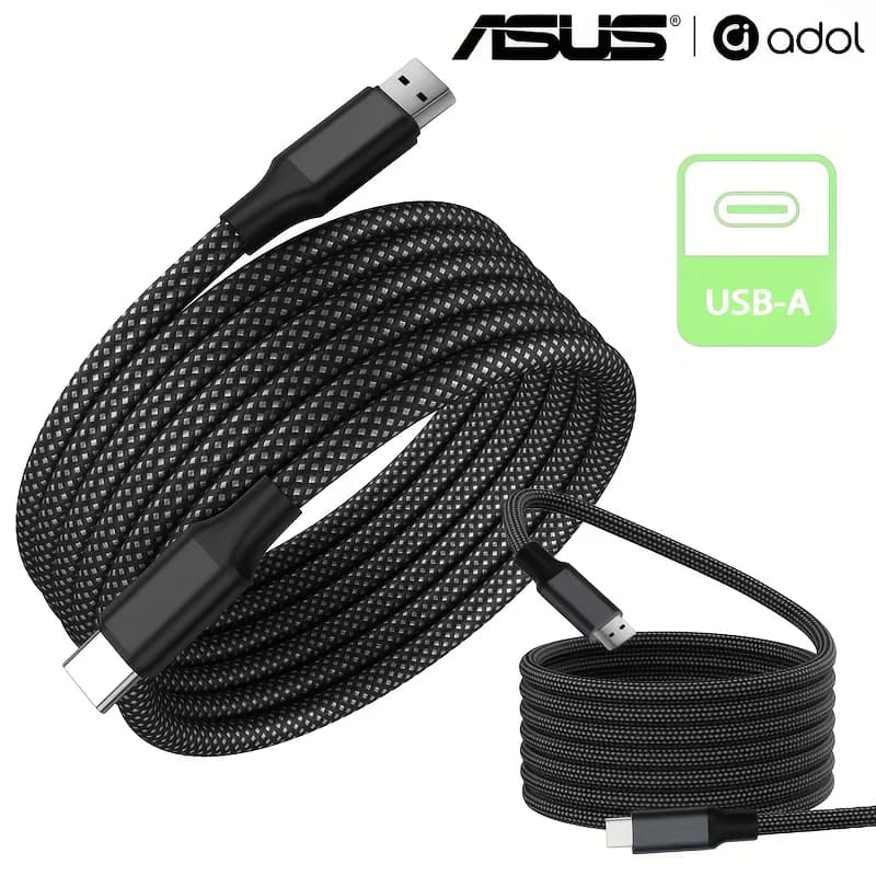 كابل ASUS PD 60W من USB C إلى USB Type C للشحن السريع ونقل البيانات لهواتف iPhone 15 و16Pro وHuawei وSamsung وXiaomi - 5