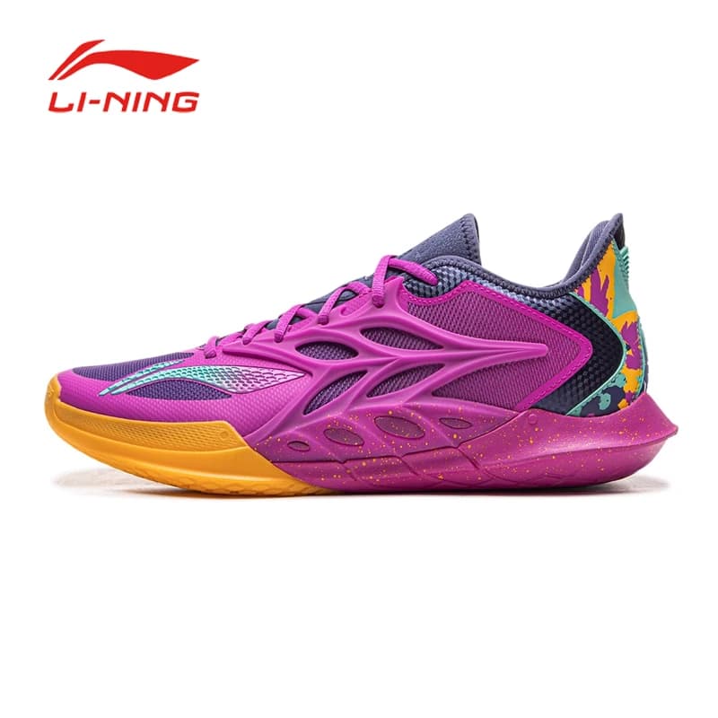 أحذية كرة سلة رجالية من LI NING، موديل 2025، مقاومة للانزلاق والبلى، مقدمة دائرية - 2