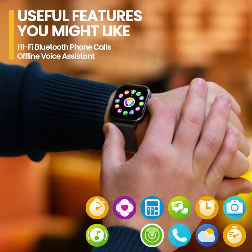 New Zeblaze GTS 3 Voice Calling Smart Watch Ultra-big 2.03'' HD Screen 24H Health Monitor 100+ Sports Modes 200+ Watch Faces - 6