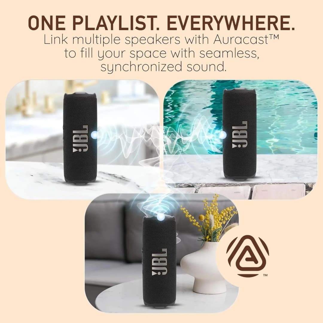 سماعة JBL Flip 7 محمولة مقاومة للسقوط، صوت JBL Pro جريء، بلوتوث، مقاومة للماء IPX7، ستيريو خارجي JBL Flip7 - 3