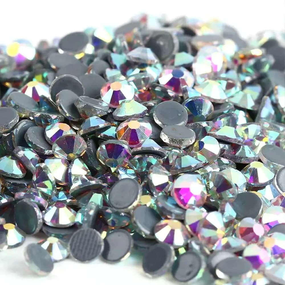 1000pcs Non Hot Fix Rhinestones 2/3/4mm Round Resin Flatback Crystal Rhinestone DIY Nail Art Jewelry Garment Decorations Glue On - 2