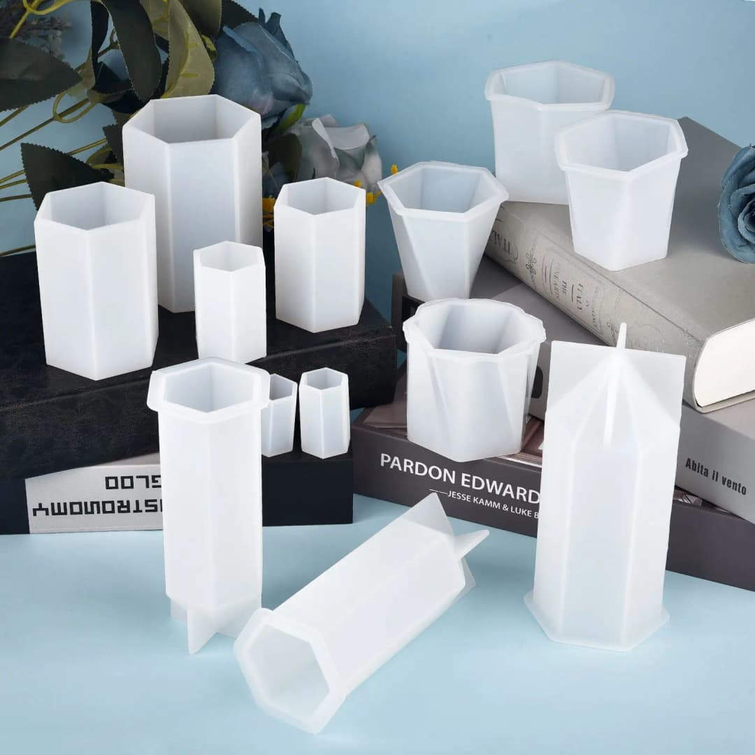 Cuboid Cube Resin Mold Crystal Epoxy Silicone Mold DIY Jewelry Pendant Storage Tray Mold Square Rectangular Casting Accessories - 5