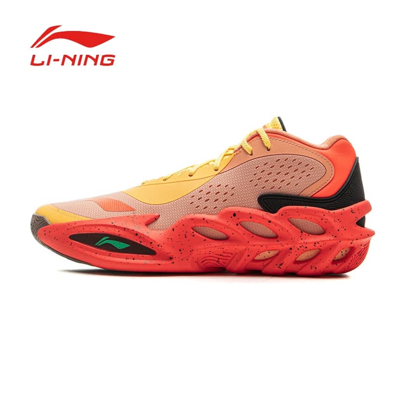 أحذية كرة سلة رياضية احترافية للرجال من LI NING، خفيفة الوزن، ذات ارتداد عالي، وتوسيد عملي، وقبضة مقاومة للاهتراء