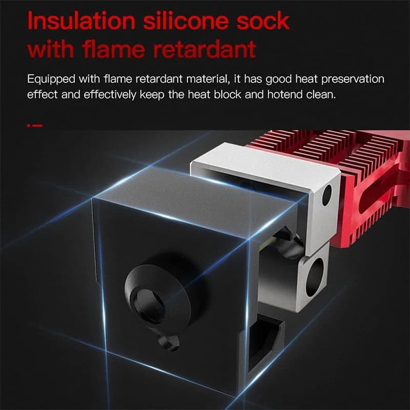 Official Creality Ender 3 V2 Neo Silicone Sock, 5/10PCS 3D Printer Hotend Heater Block Cover  for Ender-3 Max Neo/Ender3 neo - 2