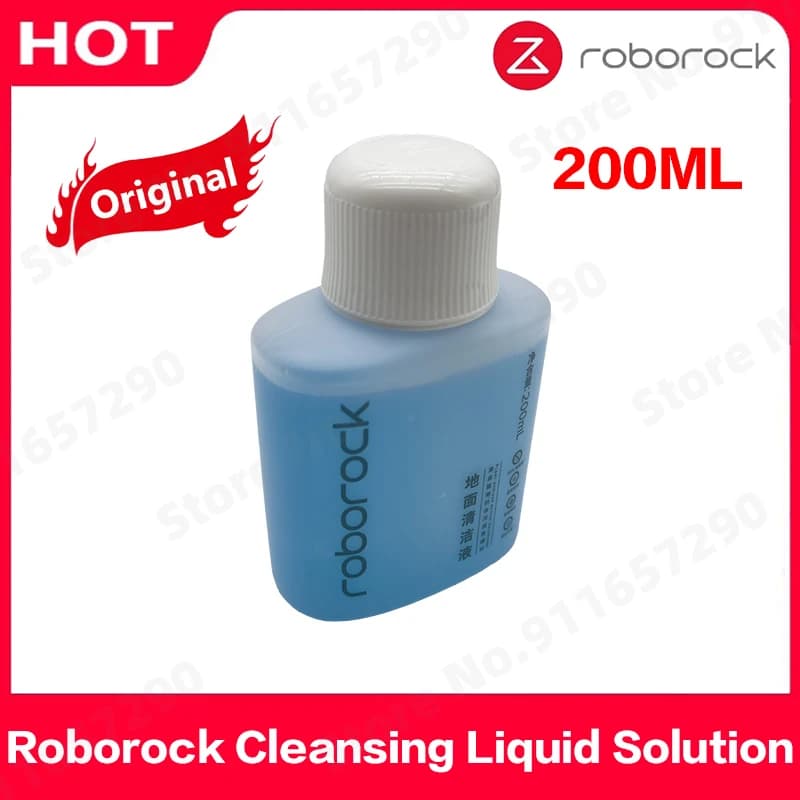 سائل تنظيف وتطهير أصلي لروبوت الكنس من Roborock، إكسسوارات أجهزة منزلية، 200 مل
