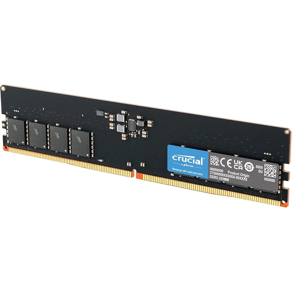 ذاكرة ألعاب سطح المكتب DDR5 من Crucial، 16GB، 5600MHz، 32GB، 4800MHz، UDIMM، 288Pin، PC5-38400، 44800، لـ Intel و AMD - 2