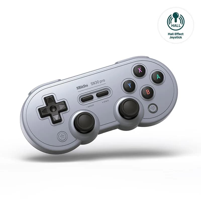 8BitDo SN30 Pro يد تحكم بلوتوث لاسلكية بتأثير هول لسويتش 2، 1، كمبيوتر، Windows 10، 11، Steam Deck، أندرويد، macOS - 4