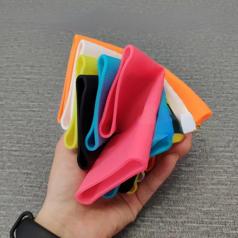 غطاء حماية من السيليكون لباور بانك Xiaomi Mi 2 سعة 10000 مللي أمبير في الساعة مع منفذين USB - غطاء حماية من الجلد - 2