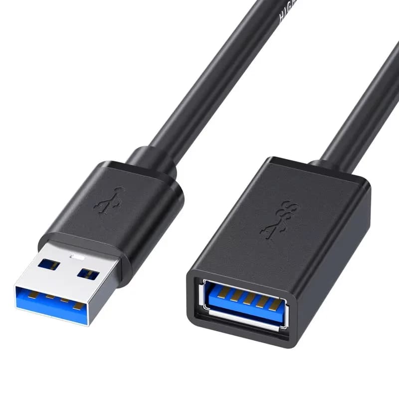 0.5/1/2/3/5 متر USB تمديد كابل 3.0 سلك بيانات لأجهزة الكمبيوتر المحمول التلفزيون SSD USB 3 0 ذكر إلى أنثى موصل طابعة كاميرا الكمبيوتر - 3