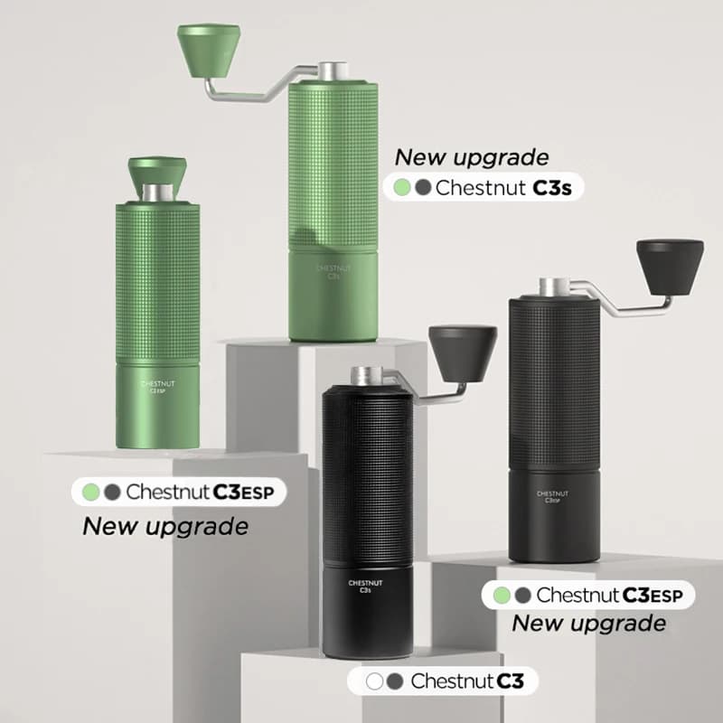 مطحنة قهوة يدوية TIMEMORE Chestnut C3S / C3ESP، ترقية بجسم معدني بالكامل وتصميم مقاوم للانزلاق، مطحنة محمولة مع شفرة S2C داخلية - 5