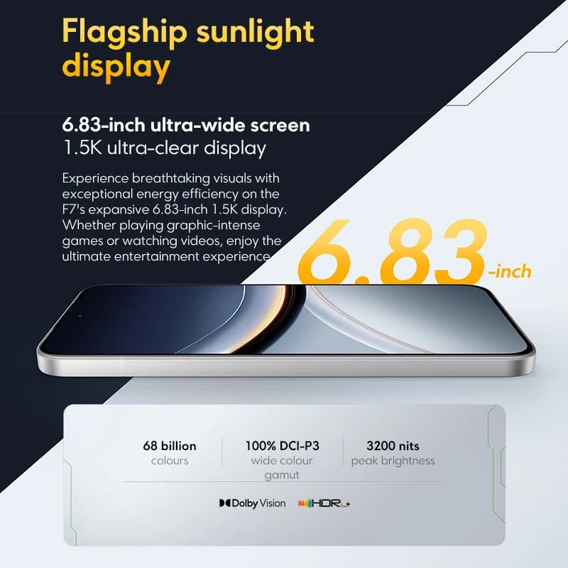 Global Version POCO F7 5G Snapdragon®8s Gen 4 NFC 6500mAh Battery 6.83" 1.5K AMOLED 50MP Camera OIS 90W HypeCharge Smartphone - 4