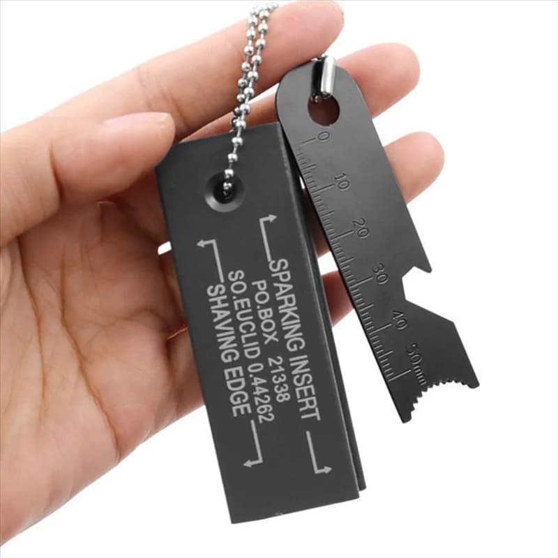 New Waterproof Magnesium Stick Flint & Steel Fire Starting Kit Camping Survival Essential Outdoor Simplified Equipment tool