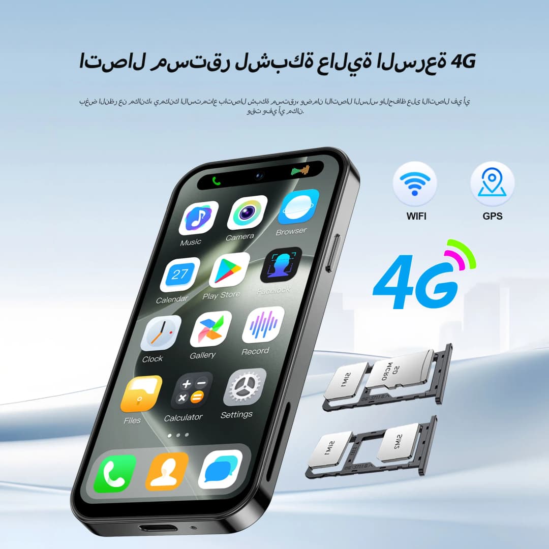 SERVO S16 Mini 4G LTE Cute Smartphone Android 12.0 OS 2/3GB RAM 16/64GB ROM Google Play 4.0" Display Small Pocket Mobile Phones - 3