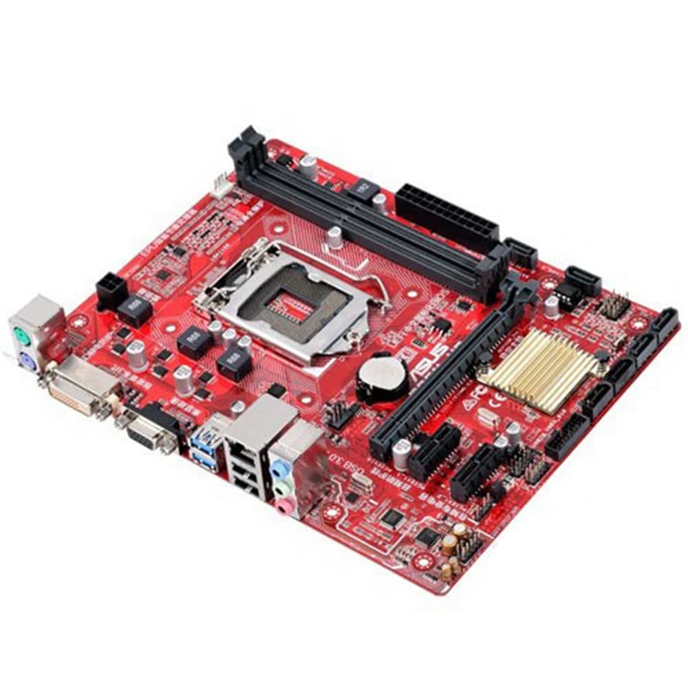 لوحة أم ASUS B85M-HQ بمعالج Intel B85 ومقبس LGA 1150 تدعم معالجات 4150 و4690 و4570 و4170 و4130 و4340 و4460 و4590 و4770 بذاكرة DDR3 سعة 16 جيجابايت ومقياس Micro ATX - 3
