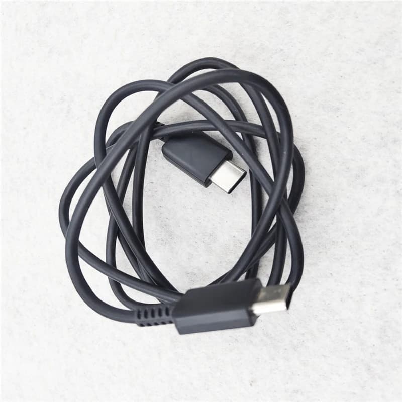 كابل سامسونج USB Type C PD بطول 1/2/3 متر، بقوة 25 واط/45 واط/65 واط و3 أمبير للشحن السريع ونقل البيانات لهواتف جالاكسي نوت 10 و20 وS24 وS25 ألترا وZ Flip Fold 5 و6 و7 - 4