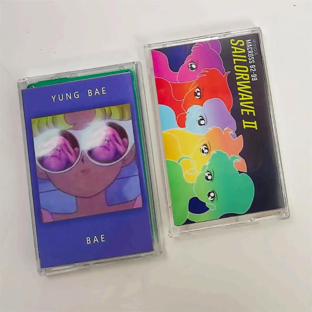 شريط موسيقى City Pop YUNG BAE MACROSS 82-99 Tsukino Usagi، ألبوم Vaporwave Bae، SAILORWAVE، أشرطة كاسيت، أزياء تنكرية، صندوق موسيقى تصويرية، هدايا - 2