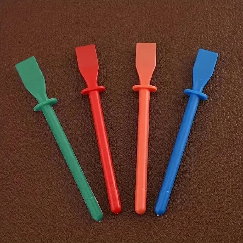 8-20pcs Glue Spreaders,Polypropylene Glue Smear Sticks Applicator, Painting Scrapers For Handmade DIY Art Leather Craft Tool - 6