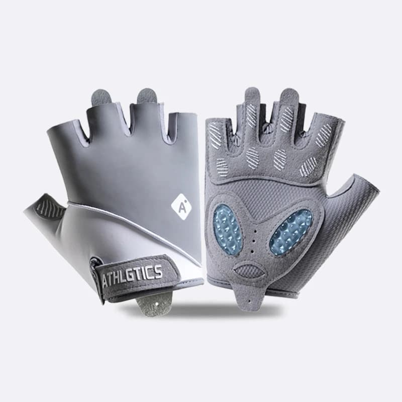 Women Half Finger Cycling Gloves Anti-Slip Shock Absorbent Breathable Fitness Bicycle Gloves for Sports Gym Training Bike Riding - 5