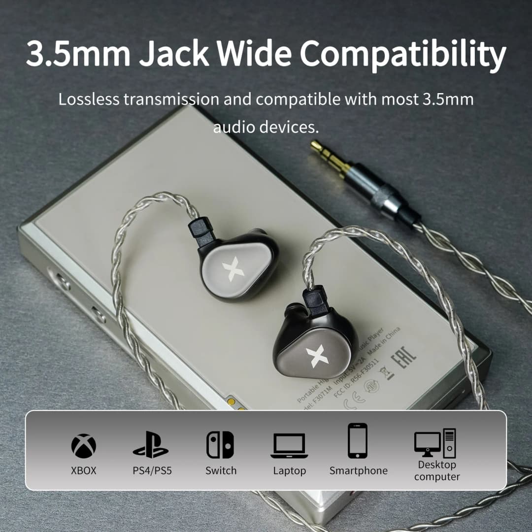 سماعات أذن DUNU Titan X HiFi IEM، مشغل ديناميكي مغناطيسي مزدوج، غطاء من سبائك معدنية، ميكروفون 3.5 ملم/TypeC لعشاق الصوت والألعاب - 4