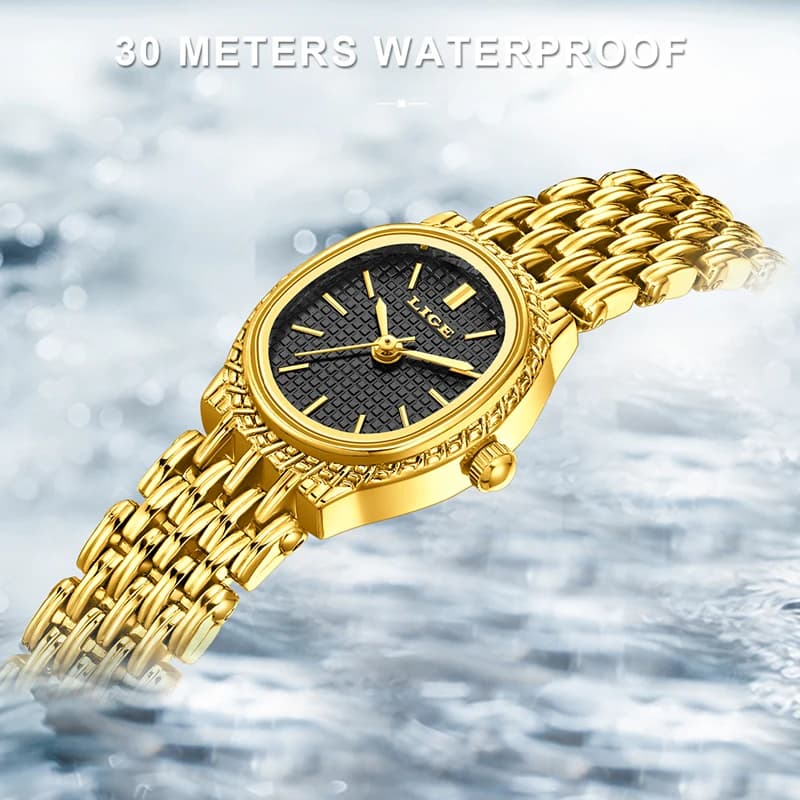 LIGE New Women‘s Quartz Watches Simple Luxury Fashion Elegant Female Wristwatch Waterproof Watch Gift for Girl Relogio Feminino - 4