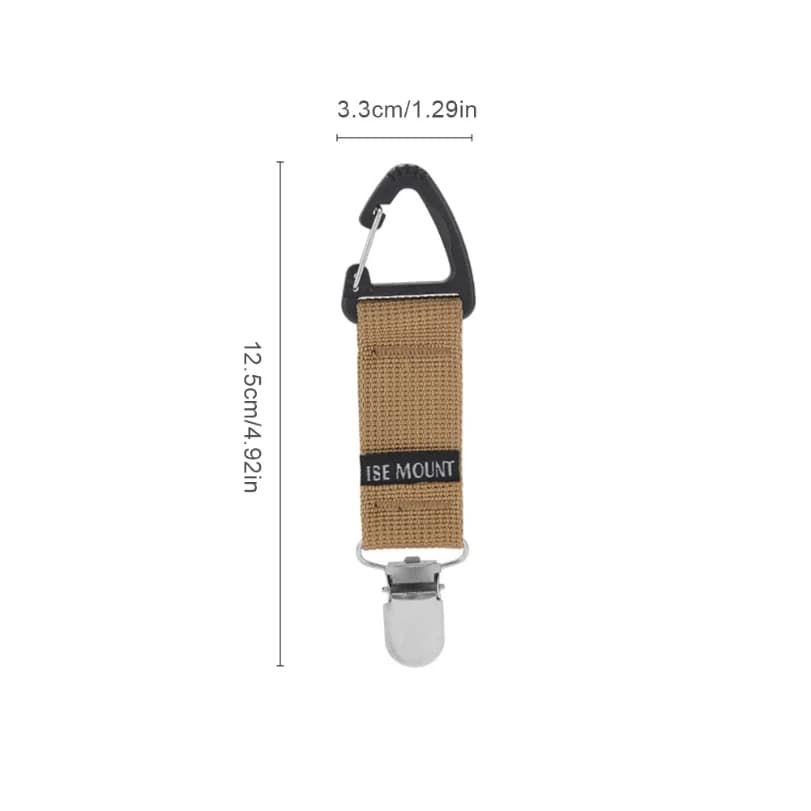 Outdoor travel straw hat clip Portable hat companion bag clip outdoor glove organizer baseball cap holder hats brim hanging hook - 4
