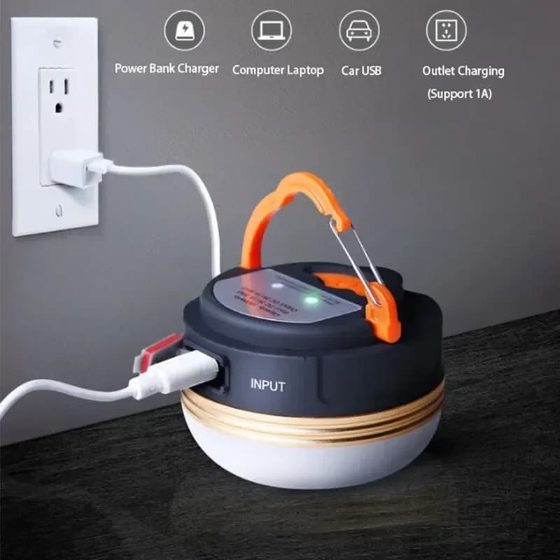 LED Lantern Portable Camping Light 3 Lighting Modes Camplights Hanging Outdoor Tent Home Emergency Lamp with Magnet - 6