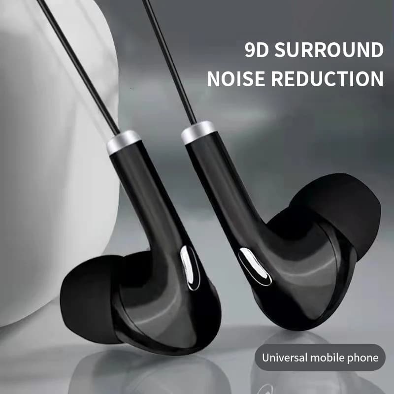 العالمي سماعة 3.5 مللي متر جاك سماعات أذن سلكية مع ميكروفون HiFi سماعات أذن استريو سماعات رياضية لشاومي سامسونج Redmi POCO - 6